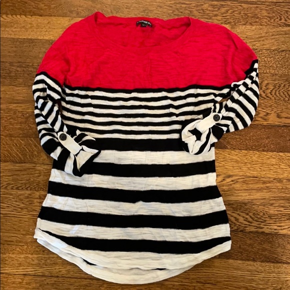 EXPRESS thin sweater quarter sleeve - Picture 1 of 3